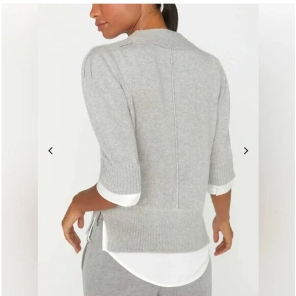 EUC Brochu Walker The Lucie Layered V Neck Sweater - Picture 2 of 7